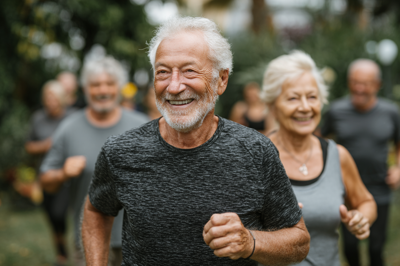 Засновниця sorvital - жінка середнього віку у спортивному одязі